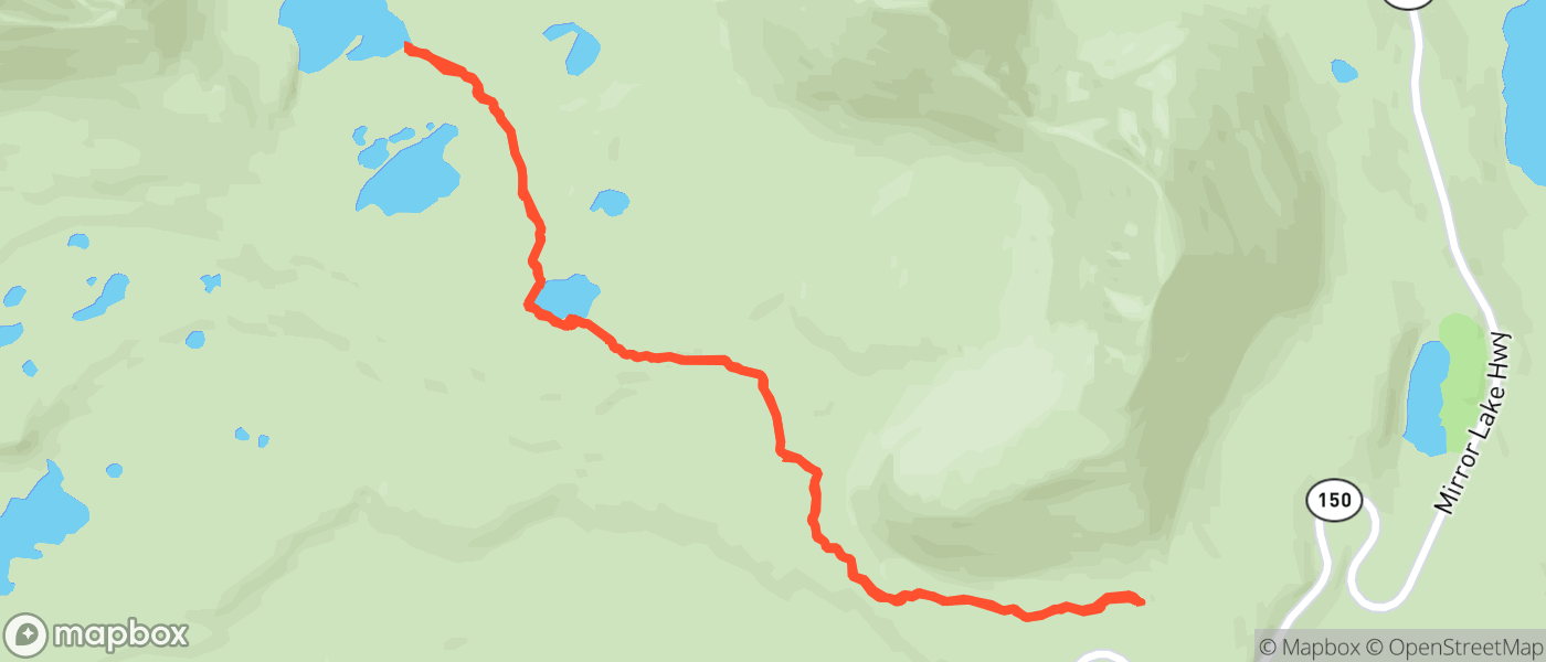Map for Notch Lake Hike w/ Candice Fam
