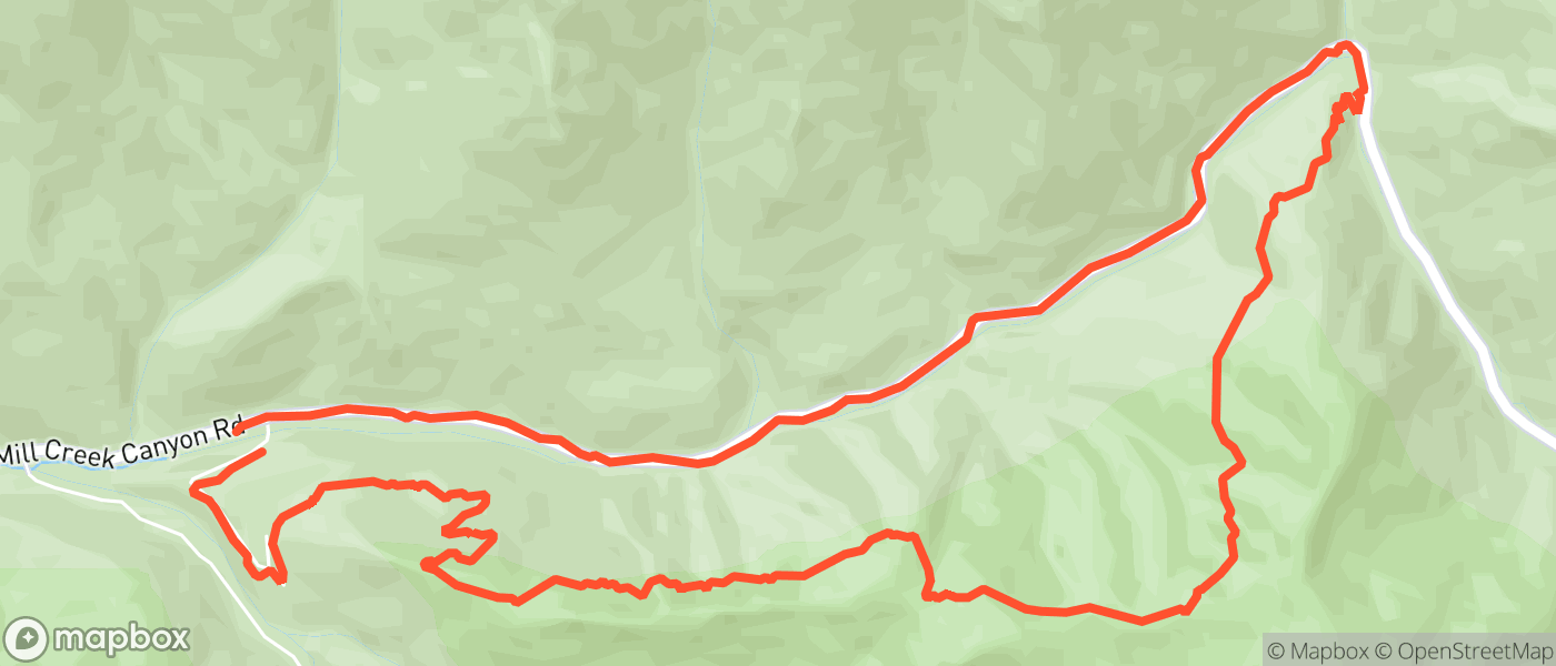 Map for Millcreek Hiking