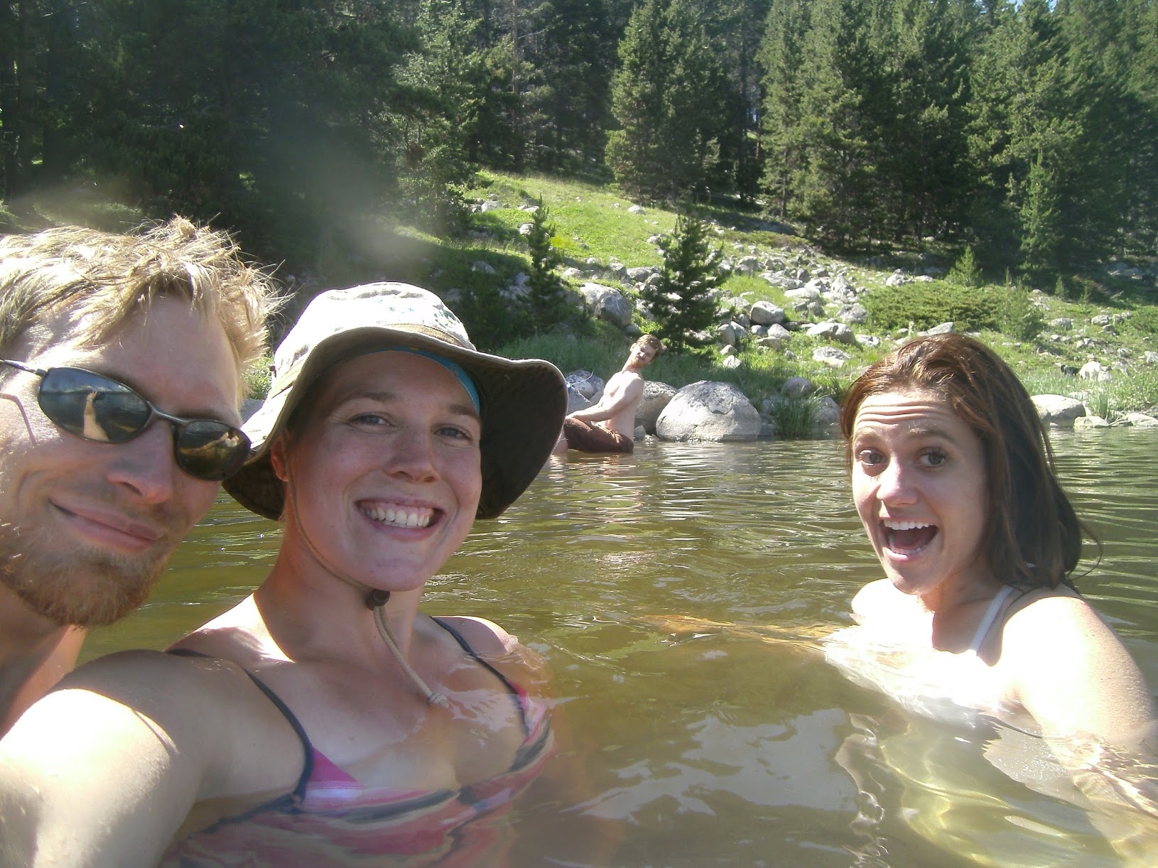Group swimming (minus Michael)