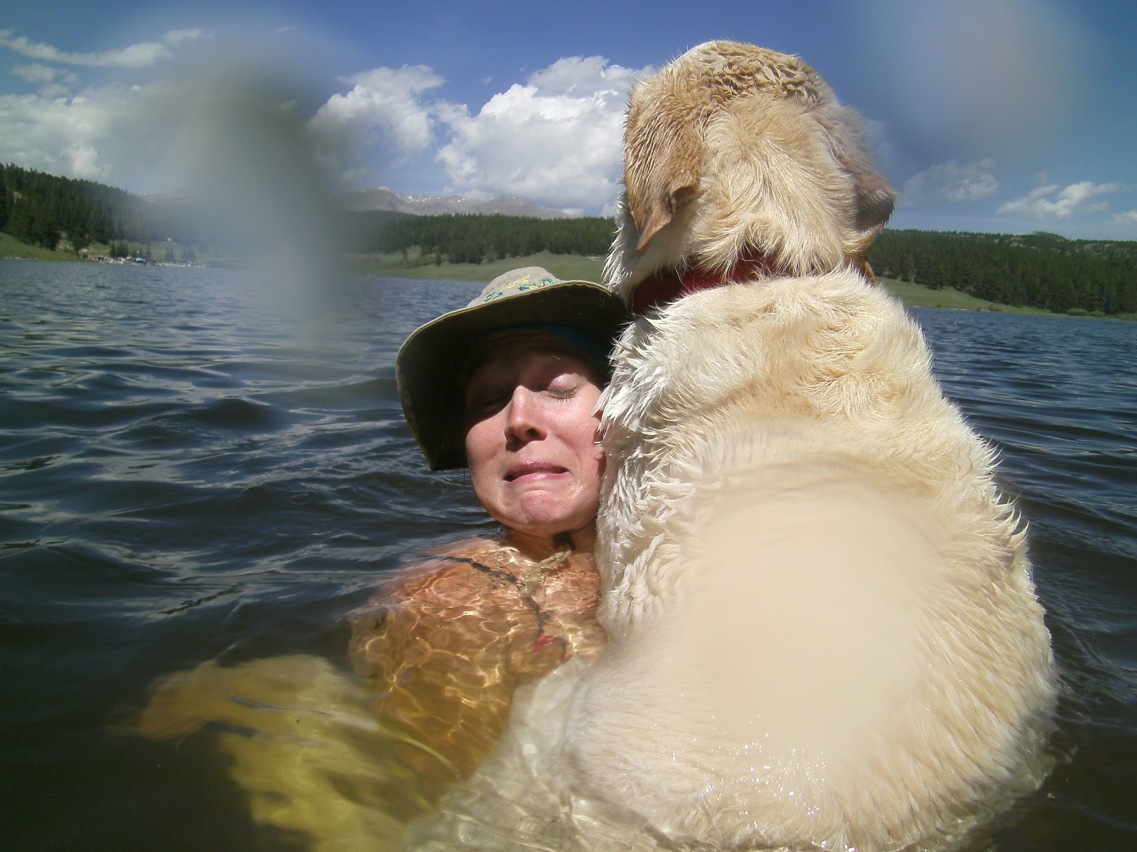 Silo using jamie as a boat